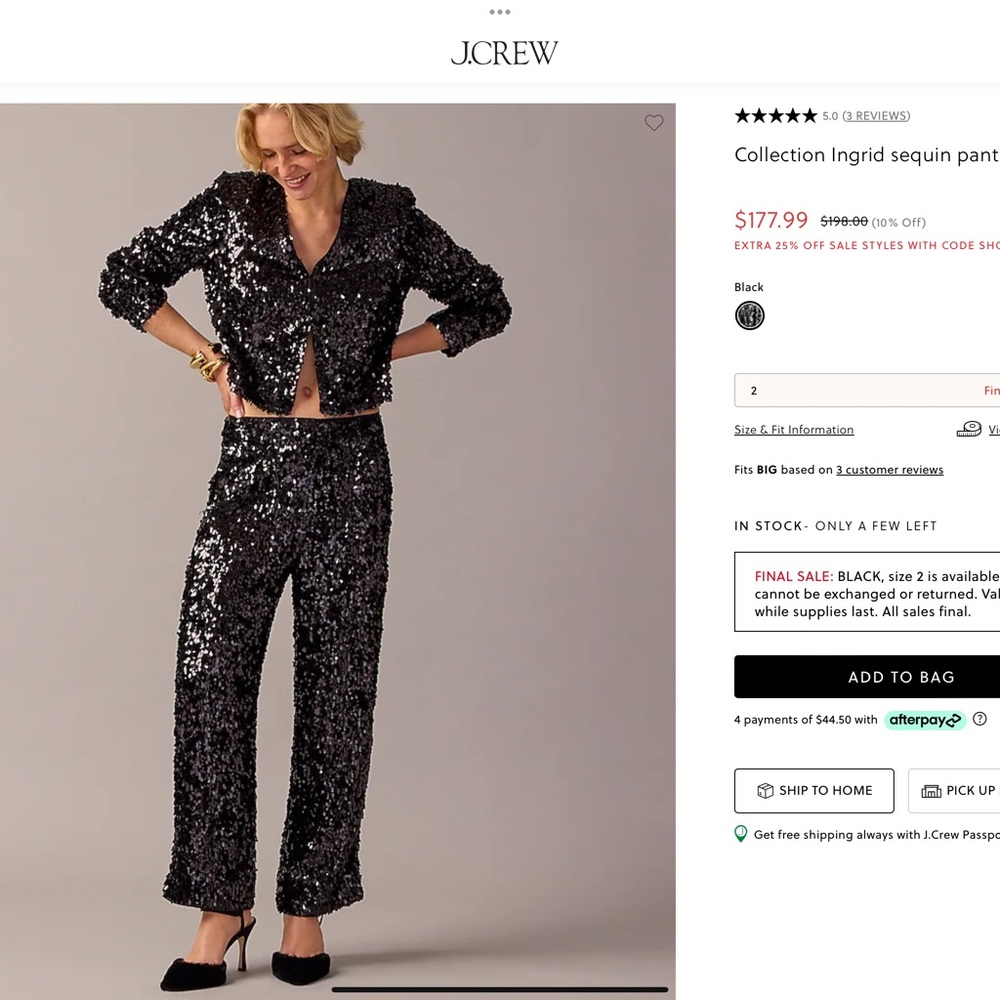 NWT J. Crew Collection sequin lady jacket sz. 4 Stunning!